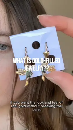 Kuania video creative explaining gold-filled jewelry